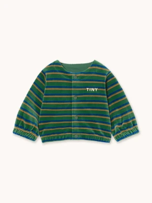 Obrázek produktu Tinycottons Kojenecká bunda DUO STRIPES BABY JACKET tyrkysová