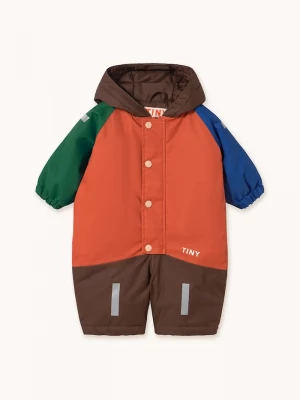 Obrázek produktu Tinycottons Overal Tinycottons COLOR BLOCK SNOW ONE-PIECE hnědá