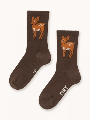 Obrázek produktu Tinycottons ponožky dětské DEER MEDIUM SOCKS hnědá