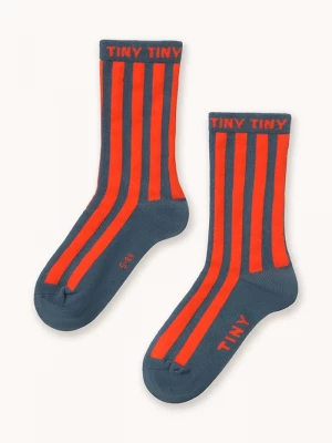 Obrázek produktu Tinycottons ponožky dětské STRIPES MEDIUM SOCKS červená