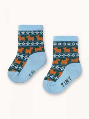 Obrázek produktu Tinycottons ponožky dětské TINY DOGS MEDIUM SOCKS modrá