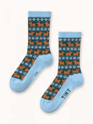 Obrázek produktu Tinycottons ponožky dětské TINY DOGS MEDIUM SOCKS modrá