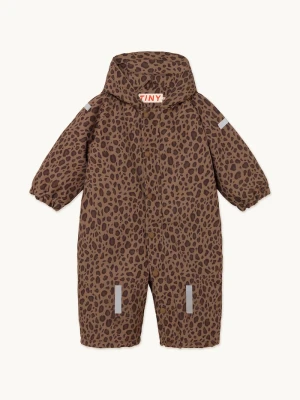 Obrázek produktu Tinycottons zimní kombinéza dětská ANIMAL PRINT SNOW ONE-PIECE hnědá