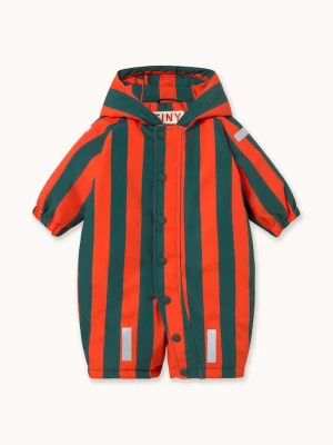 Obrázek produktu Tinycottons zimní kombinéza kojenecká RED STRIPES SNOW ONE-PIECE