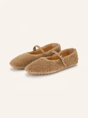 Obrázek produktu Tod's Mary Jane Baleríny Gomma S Cvočky světle hnědá