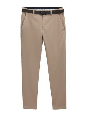 Obrázek produktu TOM TAILOR Chino kalhoty 'Travis' tmavě béžová / tmavě hnědá