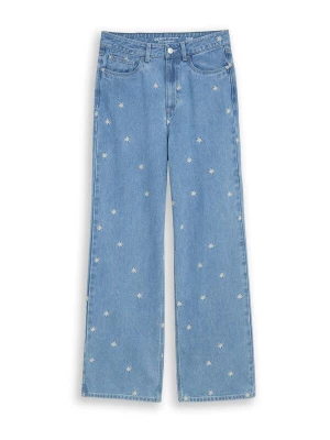 Obrázek produktu TOM TAILOR DENIM Džíny 'Linou' modrá džínovina / pastelově žlutá / offwhite