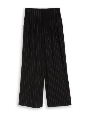 Obrázek produktu TOM TAILOR DENIM Kalhoty černá / bílá