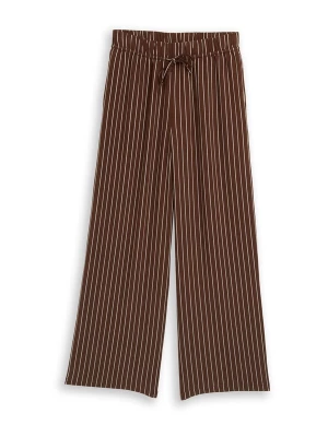Obrázek produktu TOM TAILOR DENIM Kalhoty hnědá / bílá