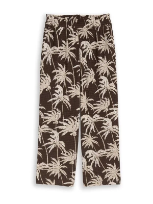 Obrázek produktu TOM TAILOR DENIM Kalhoty velbloudí / hnědá / bílá