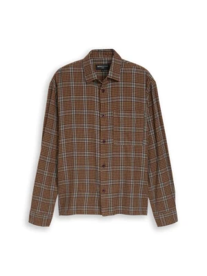 Obrázek produktu TOM TAILOR DENIM Košile hnědá / tmavě hnědá / bílá