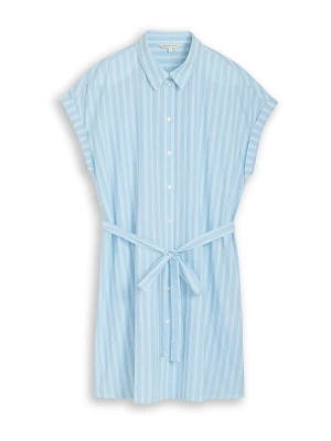 Obrázek produktu TOM TAILOR DENIM Šaty nebeská modř / bílá