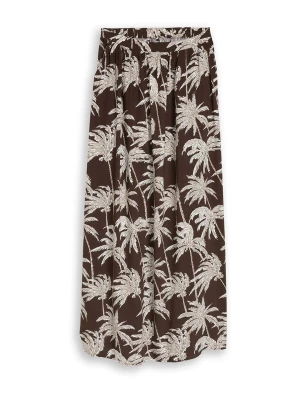 Obrázek produktu TOM TAILOR DENIM Sukně tmavě béžová / hnědá / bílá