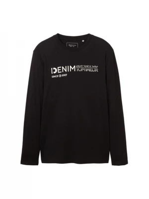 Obrázek produktu TOM TAILOR DENIM Tričko černá / bílá