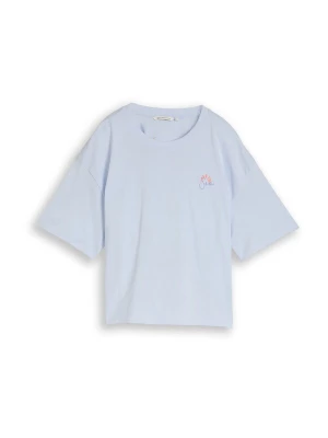 Obrázek produktu TOM TAILOR DENIM Tričko modrá / světlemodrá / oranžová / bílá