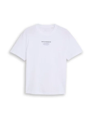Obrázek produktu TOM TAILOR DENIM Tričko slonová kost / tyrkysová / černá / bílá