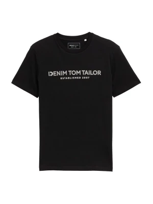 Obrázek produktu TOM TAILOR DENIM Tričko světle šedá / černá / bílá