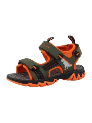 Obrázek produktu TOM TAILOR Otevřená obuv šedá / khaki / oranžová