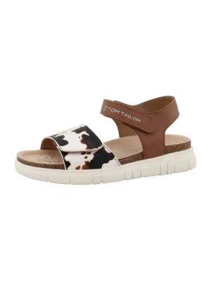 Obrázek produktu TOM TAILOR Sandály koňaková / bílá