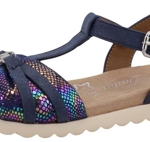 Obrázek produktu TOM TAILOR Sandály velbloudí / námořnická modř / aqua modrá / světle fialová