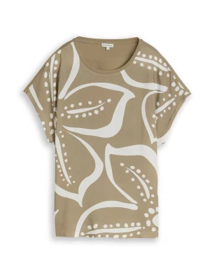 Obrázek produktu TOM TAILOR Tričko khaki / offwhite