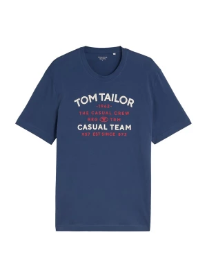 Obrázek produktu TOM TAILOR Tričko tmavě modrá / svítivě červená / offwhite