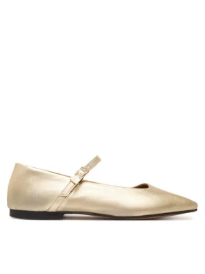 Obrázek produktu Tommy Hilfiger Baleríny Hilfiger Gold Ballerinas FW0FW09320 Zlatá