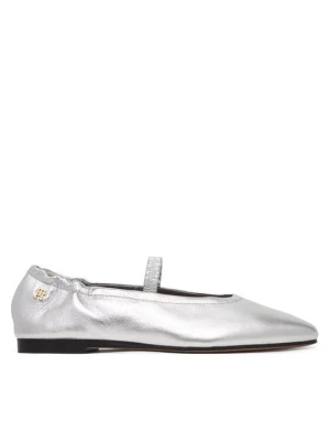 Obrázek produktu Tommy Hilfiger Baleríny Silver Lth Ellastic Ballerina FW0FW09466 Stříbrná