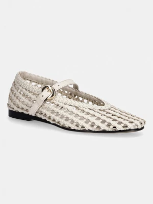 Obrázek produktu Tommy Hilfiger baleríny WOVEN LEATHER MIX BALLERINA béžová