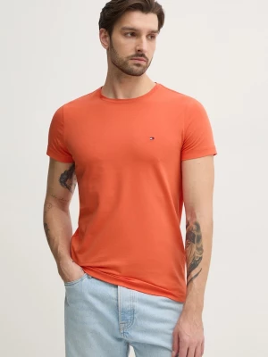 Obrázek produktu Tommy Hilfiger basic tričko pánské bavlněné s elastanem oranžová