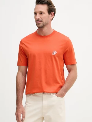 Obrázek produktu Tommy Hilfiger basic tričko pánské bavlněné SUMMER oranžová