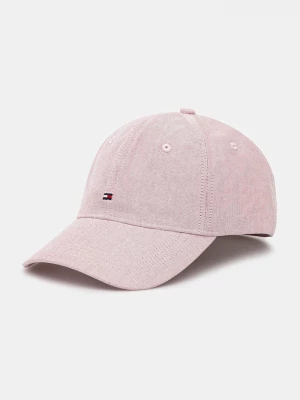 Obrázek produktu Tommy Hilfiger Bavlněná baseballová čepice Tommy Hilfiger růžová