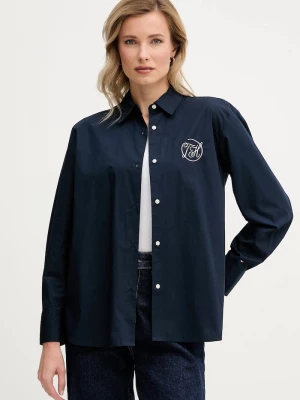 Obrázek produktu Tommy Hilfiger Bavlněná košile Tommy Hilfiger námořnická modř