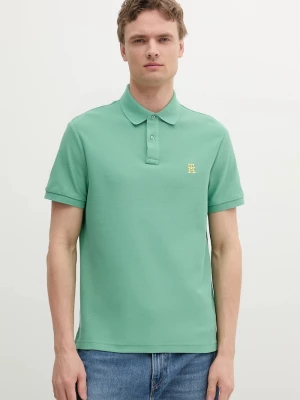 Obrázek produktu Tommy Hilfiger Bavlněné polo tričko Tommy Hilfiger zelená