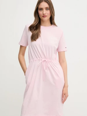Obrázek produktu Tommy Hilfiger Bavlněné šaty růžová