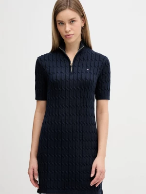 Obrázek produktu Tommy Hilfiger Bavlněné šaty Tommy Hilfiger námořnická modř