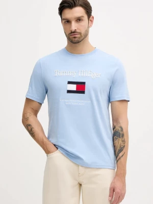 Obrázek produktu Tommy Hilfiger Bavlněné tričko Tommy Hilfiger modrá