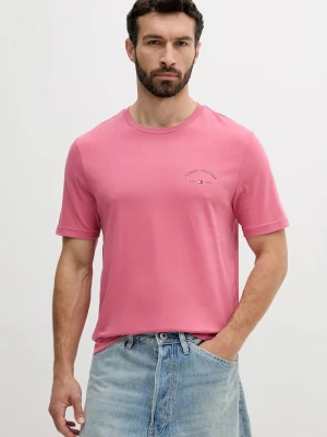 Obrázek produktu Tommy Hilfiger Bavlněné tričko Tommy Hilfiger růžová