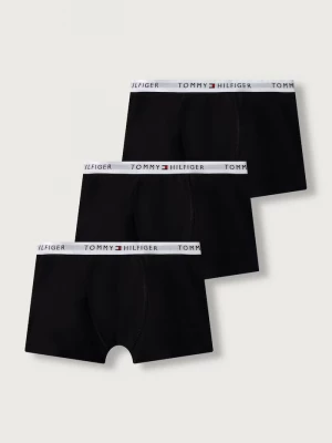 Obrázek produktu Tommy Hilfiger boxerky dětské bavlněné s elastanem 3-pack černá