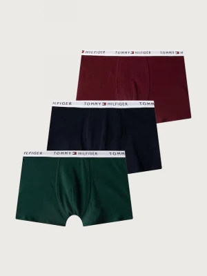 Obrázek produktu Tommy Hilfiger boxerky dětské bavlněné s elastanem 3-pack námořnická modř