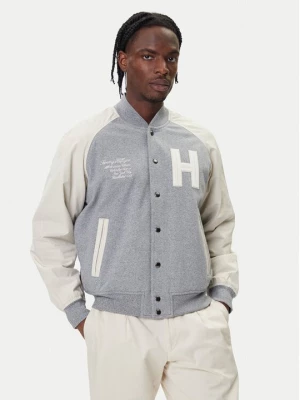 Obrázek produktu Tommy Hilfiger Bunda bomber Mix Media Varsity MW0MW39684 Světle šedá Regular Fit