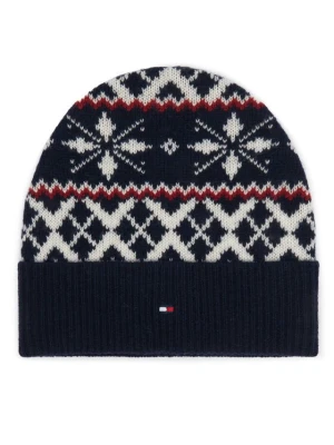 Obrázek produktu Tommy Hilfiger Čepice Th Flag Fairisle AM0AM14860 Tmavomodrá