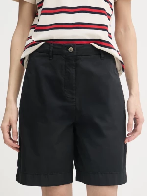Obrázek produktu Tommy Hilfiger chino šortky dámské s bavlnou černá