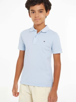 Obrázek produktu Tommy Hilfiger Dětská bavlněná polokošile Tommy Hilfiger modrá