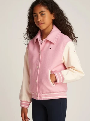 Obrázek produktu Tommy Hilfiger Dětská bomber bunda Tommy Hilfiger růžová