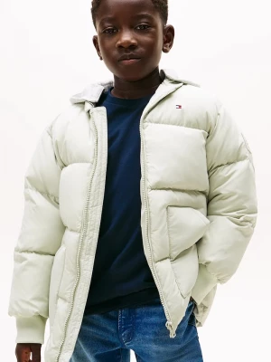 Obrázek produktu Tommy Hilfiger Dětská péřová bunda Tommy Hilfiger zelená