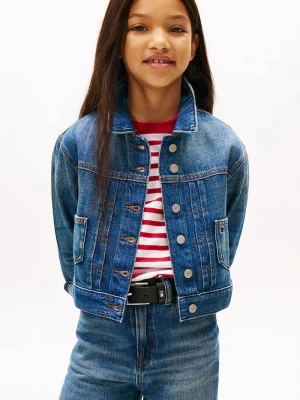 Obrázek produktu Tommy Hilfiger Dětská riflová bunda Tommy Hilfiger námořnická modř