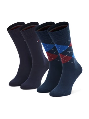 Obrázek produktu Tommy Hilfiger Dlouhé ponožky 100001495 Tmavomodrá