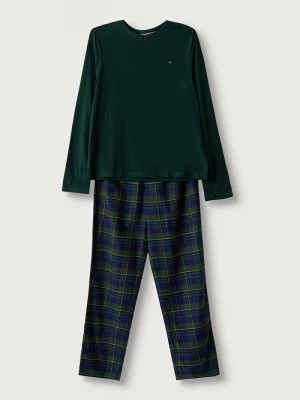 Obrázek produktu Tommy Hilfiger dvoudílné pyžamo dětské bavlněné zelená