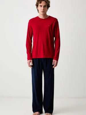 Obrázek produktu Tommy Hilfiger dvoudílné pyžamo pánské bavlněné červená